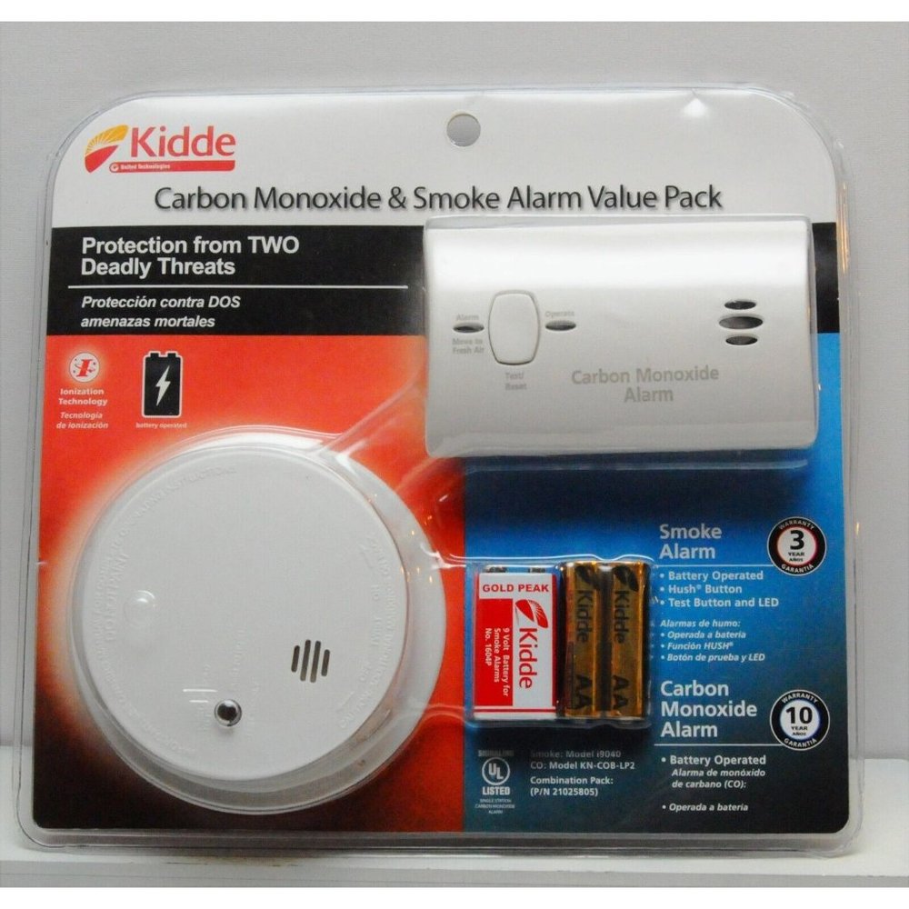Kidde Carbon Monoxide & Smoke Alarm Value Pack New in Package